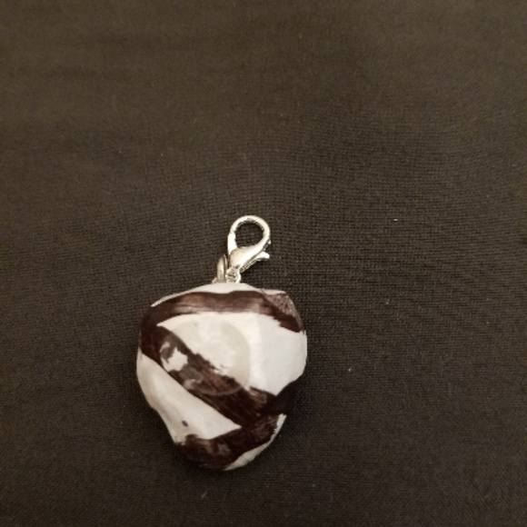 Set of 4 Hand Crafted Chocolate Truffles Neckalce/Choker Charms Comes w/ - Picture 6 of 8